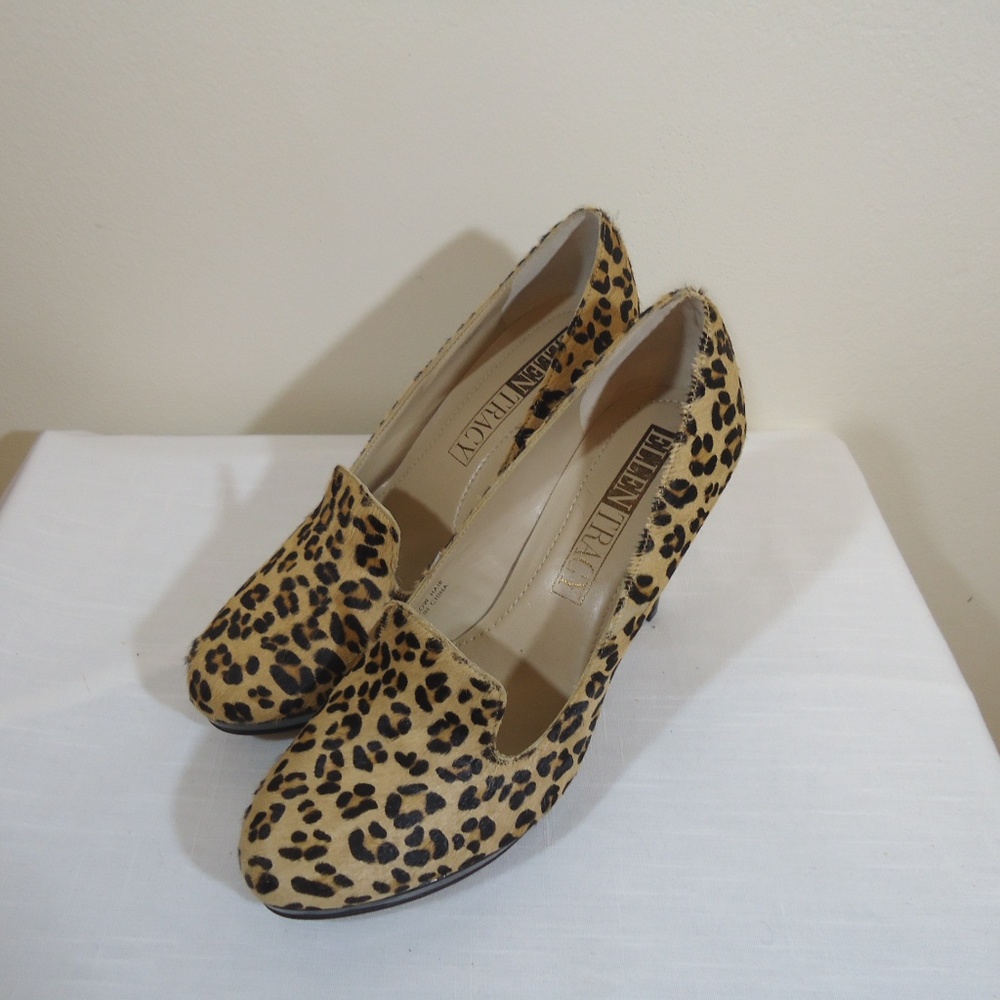 Ellen Tracy Prince cowhair pumps new sz 6 1/2